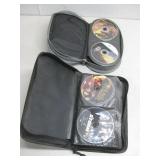 Two Medica Holders W/Various Dvd & Video Games See