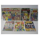 Seven Vtg Comic Books W/Superman