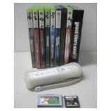 Nine Assorted Xbox360 Video Games See