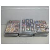 Three Boxes Mixed Sports Cards In Plastic Sheets