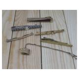 Vintage Lot Of Six Tie Tacks