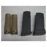 Pistol Grip & Two Firearm Magazine