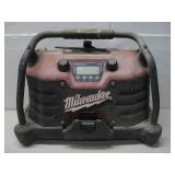 Milwaukee Job Site Radio Powers On