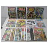 Seventeen Assorted Vtg Comic Books Kull,Star Wars