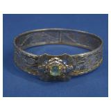 1930's - 1940's Art Deco Hinged Bangle See Info