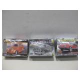 Three Model Car Kits Two NIP