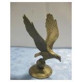 Vtg Solid Brass FLying Eagle Desk Paper Weight