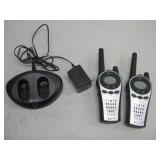 Two Cobra Micro Talk Walkie Talkies, Charging Dock