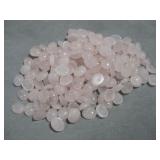 200 RRose Quartz 8 x 10mm Cabochons