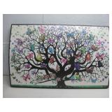 Wood Framed Tree of Life Style Wall Art See