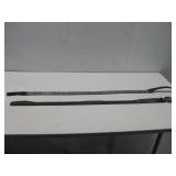 Vtg Leather Western Belt Size 44 See Info