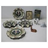 Vtg Hummel Framed Print, Wolfgang Mozart Tumbler