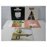 Five 1970's Movie Music LP Vinyl Records See Info