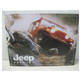 Metal Jeep Sign 12.5' x 16'