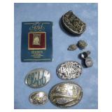 Four Belt Buckles, Viewing Loop, Fools Gold