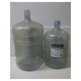 Two Empty Primo Water Jugs Largest 21'