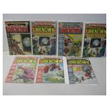 Seven Vtg From Beyond The Unknown Comic Books