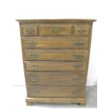 Vtg Multi Drawer Wooden Dresser See Info