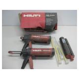 Two Hilti MD2000 Expoxy Adhesive Dispenser Guns