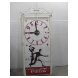 Vtg Coca Cola Bowling Advertisement Hanging See