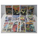 Fourteen Vtg Marvel & DC Comic Books