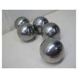 Five Steel Ball Bearings 1 7/8'