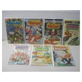 Seven Shazam Comic Books