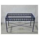 Blue Metal Table Base 49.5' x 30' x 22' See Info