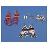 Five Pairs of Various Style Earrings