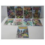 Nine Vtg Sgt. Rock Comic Books