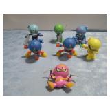 Seven Assorted Farting Ninja Figures 4'