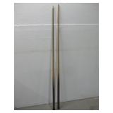 Two Pool Sticks