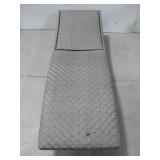 Vinyl Rattan Style Patio Lounge Chair 78' x 24'