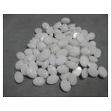 100 Snow Quartz 10 x 14mm Cabachons