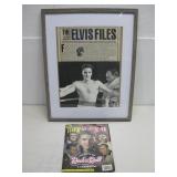 Framed Elvis Presely Article/Print,Rewind Magazine