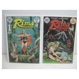 Vtg Rima The Jungle Girl #1 & #2 Comic Books