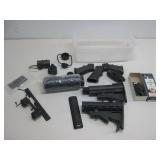 Two Rifle Stocks, Pistol Grips & Accessories