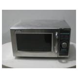 Sharp Commercial Microwave Oven Powers On