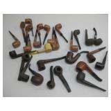 Twenty-Eight Assorted Tobacco Pipes