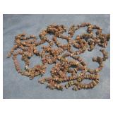 7 Rhodochrosite Chip Bead Strands 16' Each
