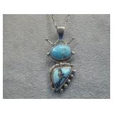 S.S. Navajo Drew M. Ruiz Hallmarked Necklace See