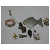 Assorted Vtg Items Disney Pins & Assorted Jewelry