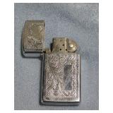 Vtg Zippo XII Refillable Lighter Untested