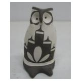 Vtg N/A Liz Toya Owl Pottery 4' Tall