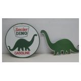 Two Sinclair Dino Gasoline Wall Art 16'x9.5'