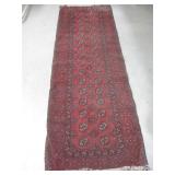Hand Knotted Afghanistan Rug  96' x 31'