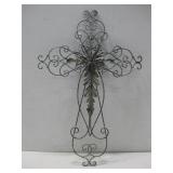 Decorative Metal Wall Cross Decor 27'