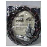 Vtg Stop & Go Motorcycle Tire Pump Kit