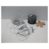 Two Spools Of Everbilt Uncoated Wire Rope See