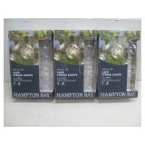 Three NIB Hampton Bay Cafe String Lights 12' Each